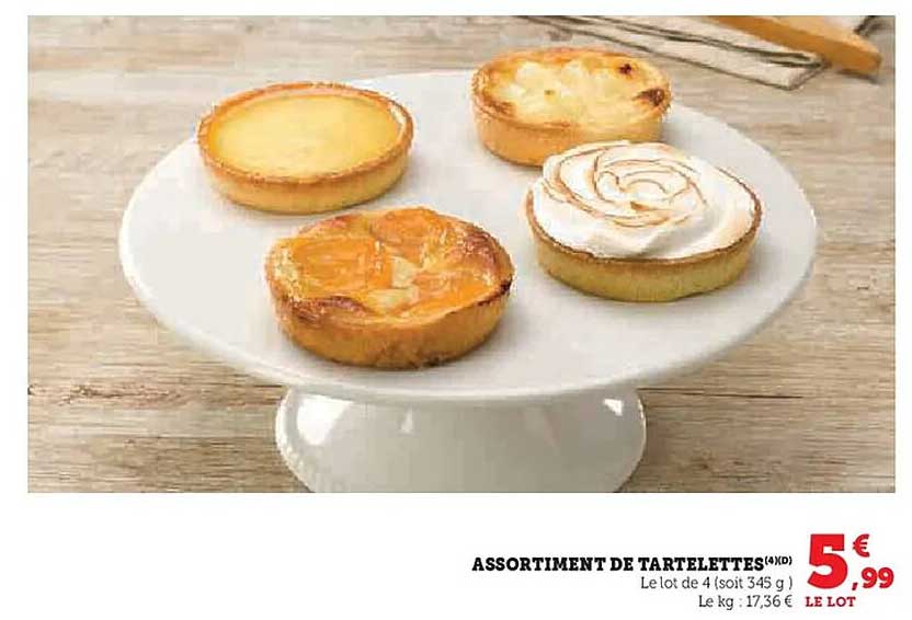 ASSORTIMENT DE TARTELETTES