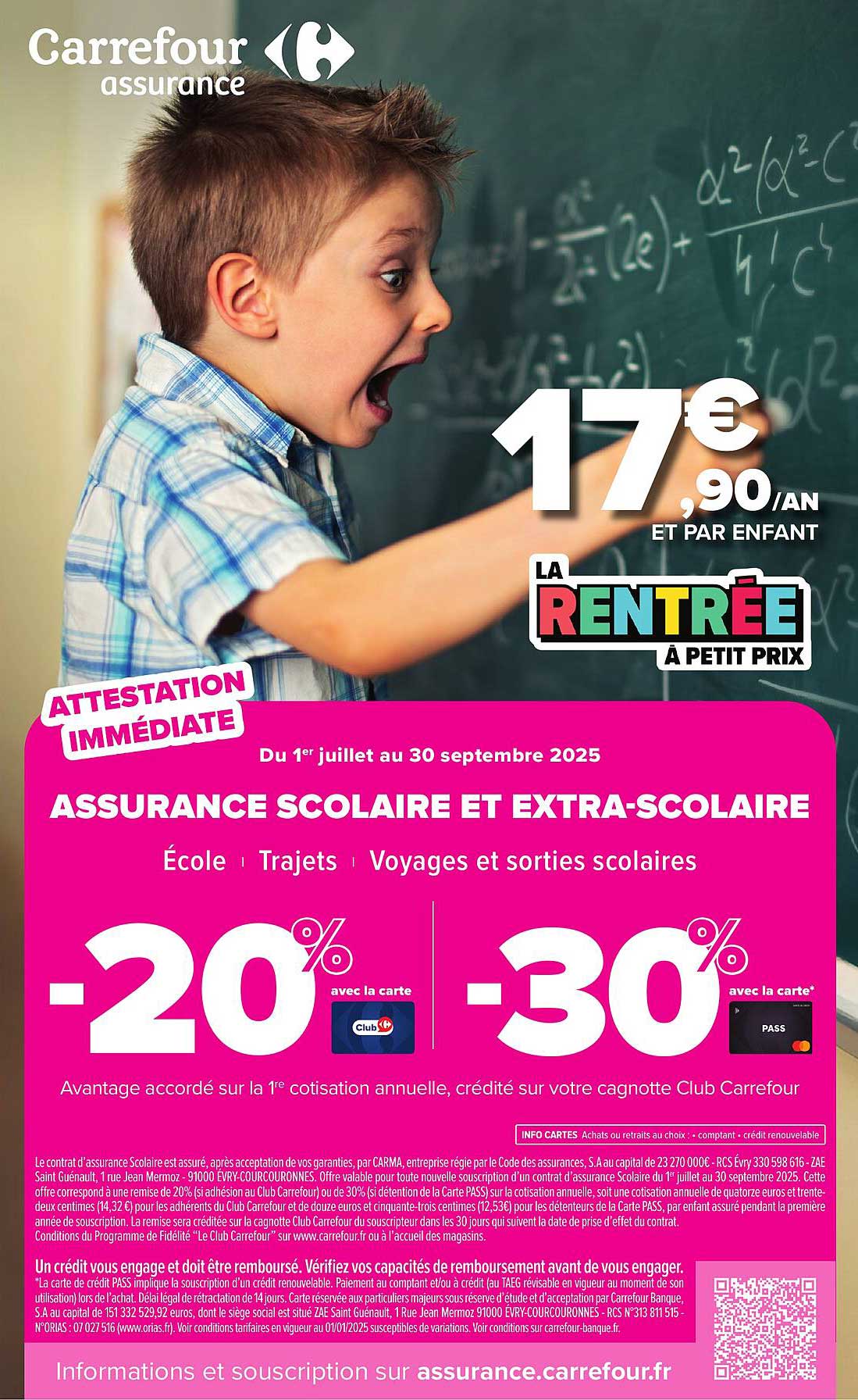 ASSURANCE SCOLAIRE ET EXTRA-SCOLAIRE