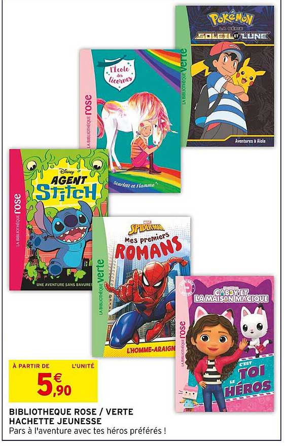BIBLIOTHEQUE ROSE / VERTE HACHETTE JEUNESSE