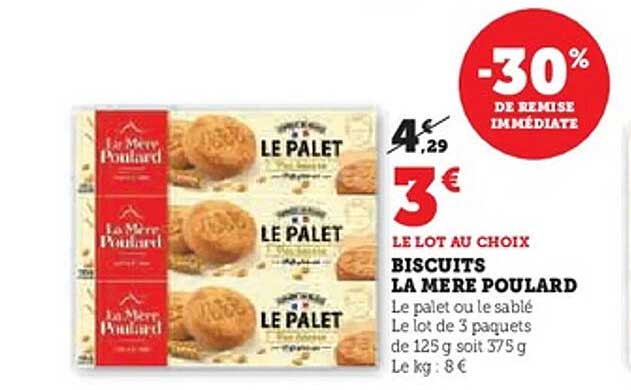 BISCUITS LA MERE POULARD