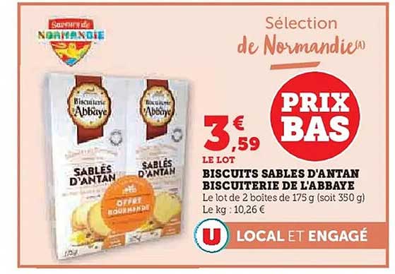 Biscuits Sablés D'Antan Biscuiterie de l’Abbaye