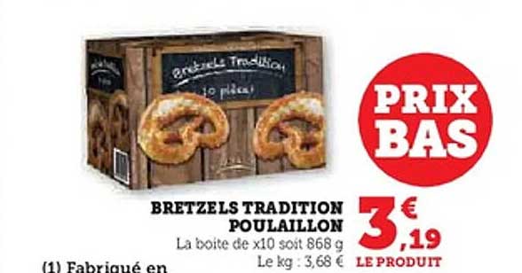 BRETZELS TRADITION POULAILLON