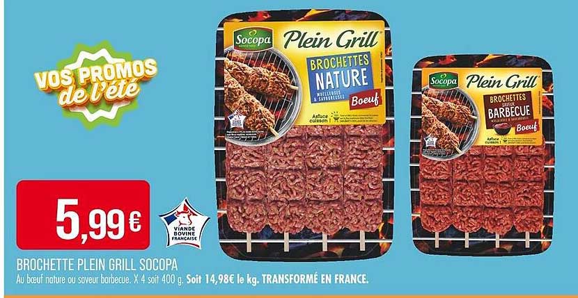 Brochette Plein Grill Socopa