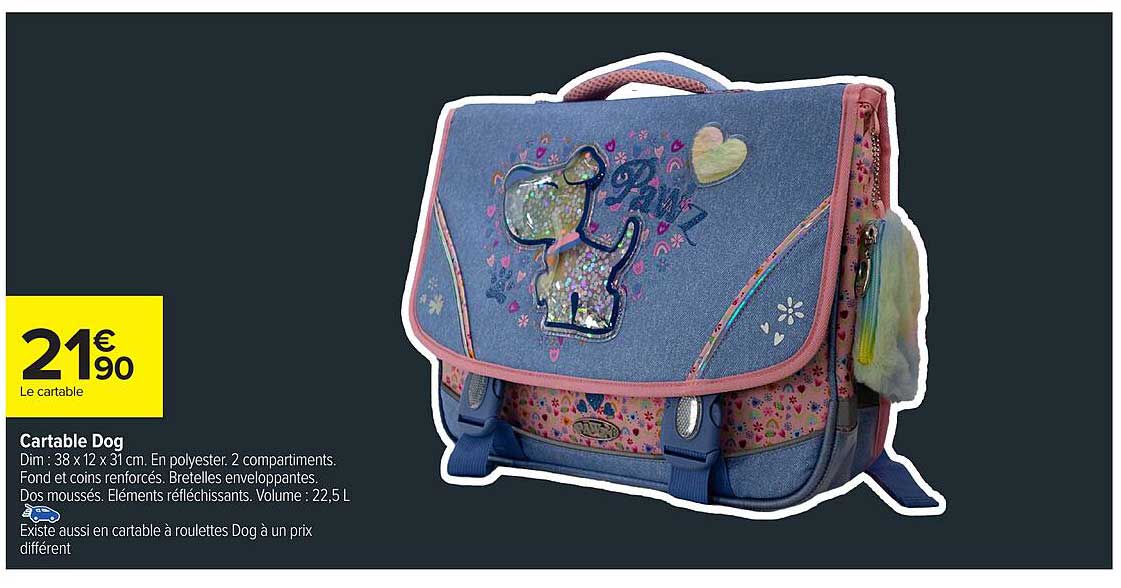 Cartable Dog