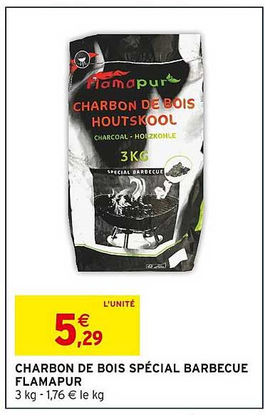 CHARBON DE BOIS SPÉCIAL BARBECUE FLAMAPUR