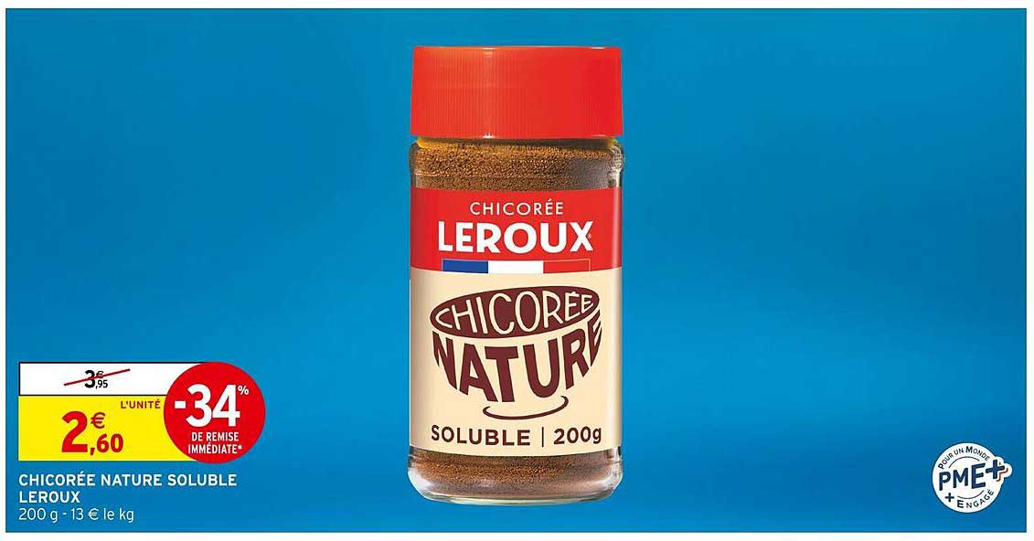 CHICORÉE NATURE SOLUBLE LEROUX