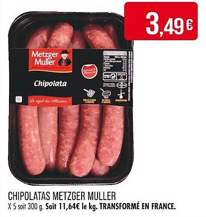 CHIPOLATAS METZGER MULLER
