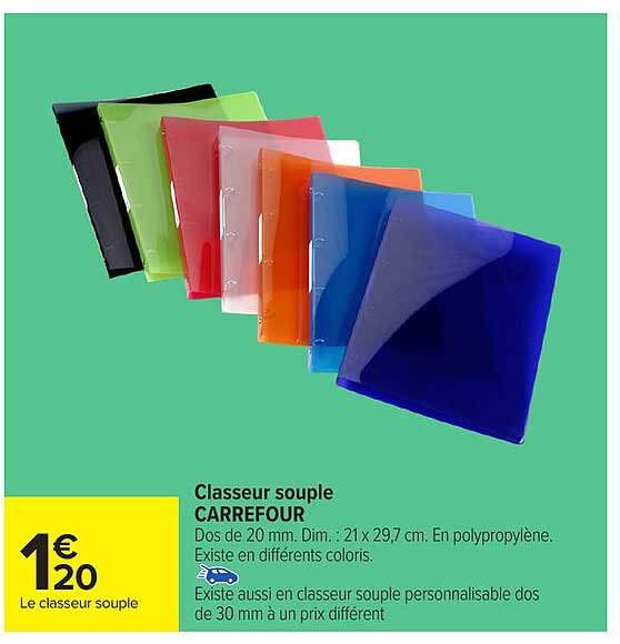 Classeur souple CARREFOUR