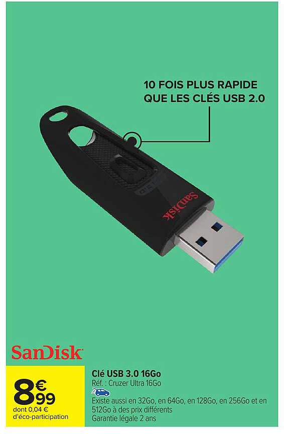 Clé USB 3.0 16Go