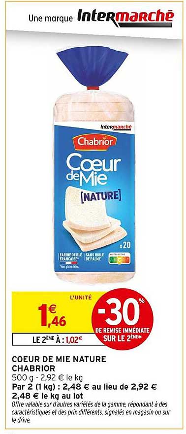 COEUR DE MIE NATURE CHABRIOR