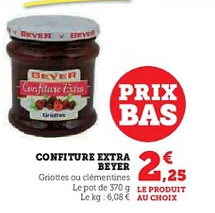 CONFITURE EXTRA BEYER