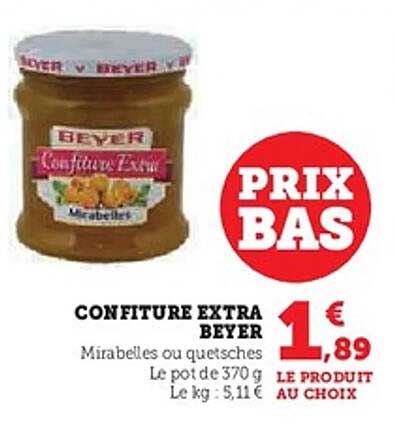 CONFITURE EXTRA BEYER