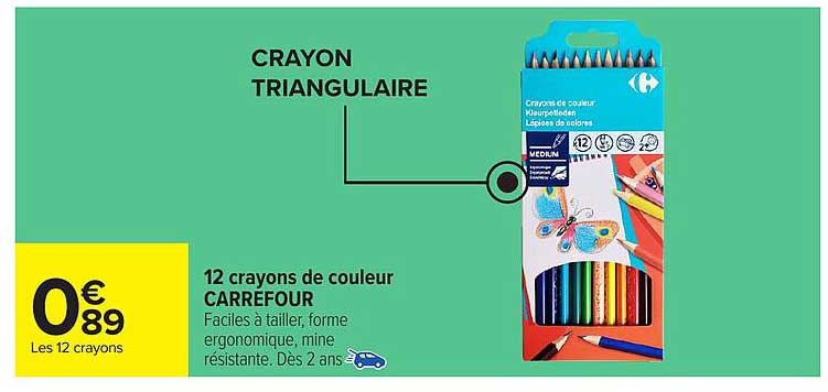 CRAYON TRIANGULAIRE