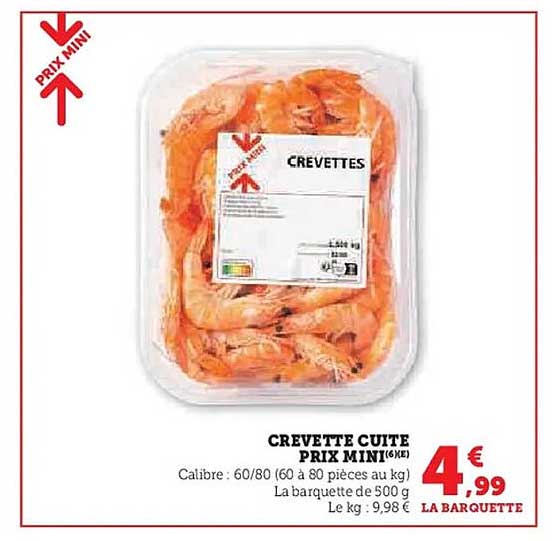 CREVETTE CUITE PRIX MINI