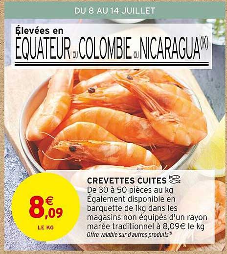 CREVETTES CUITES