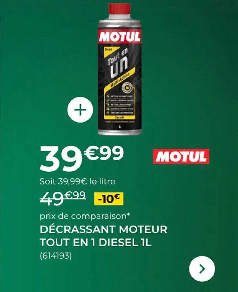 DÉCRASSANT MOTEUR TOUT EN 1 DIESEL 1L