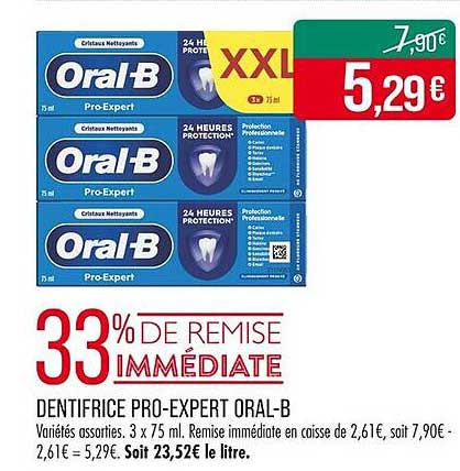 DENTIFRICE PRO-EXPERT ORAL-B