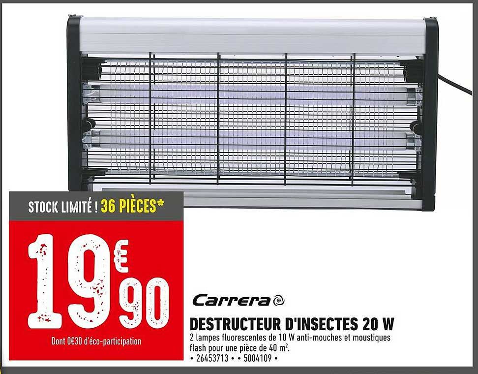 DESTRUCTEUR D'INSECTES 20 W