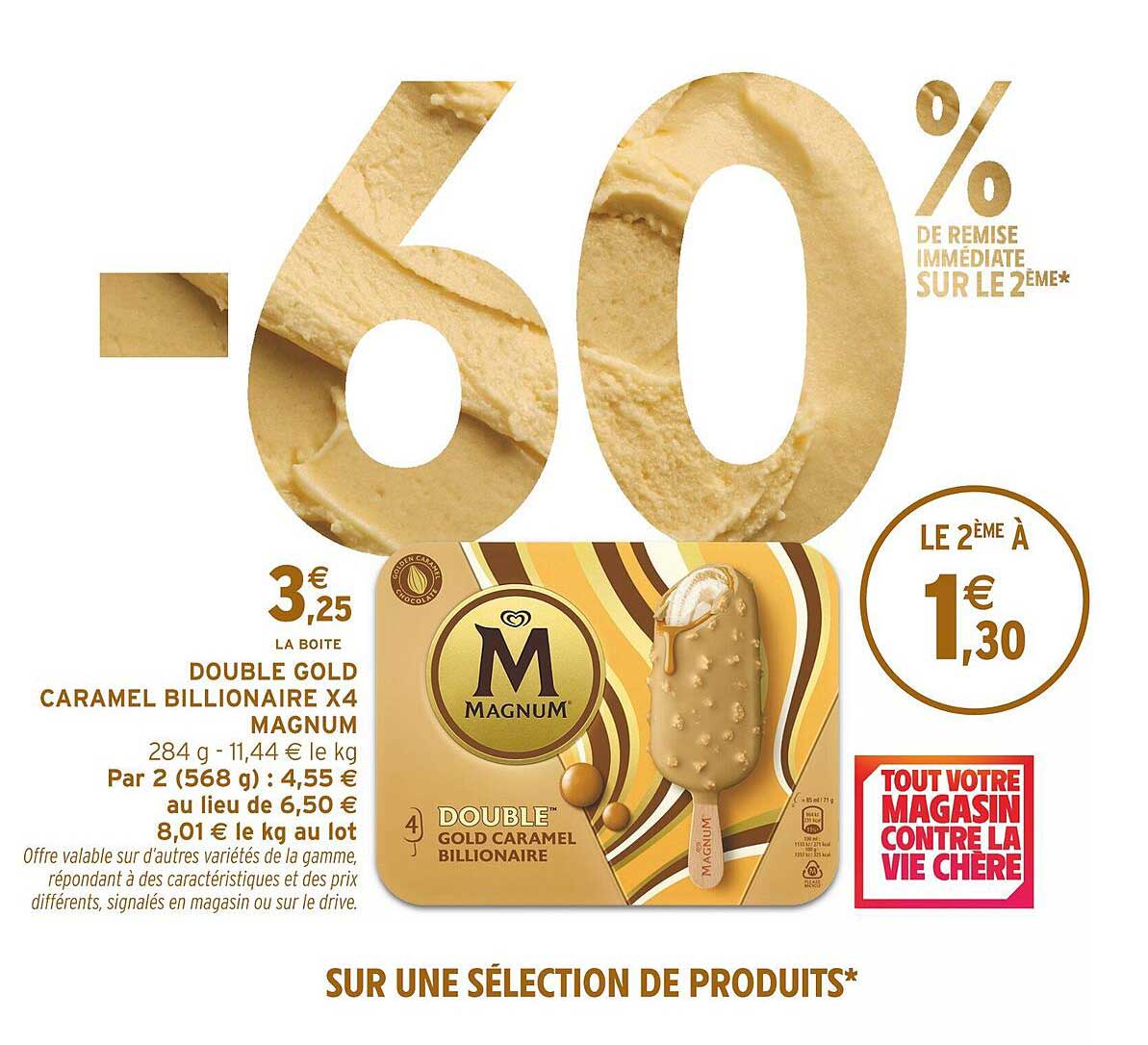 DOUBLE GOLD CARAMEL BILLIONAIRE X4 MAGNUM