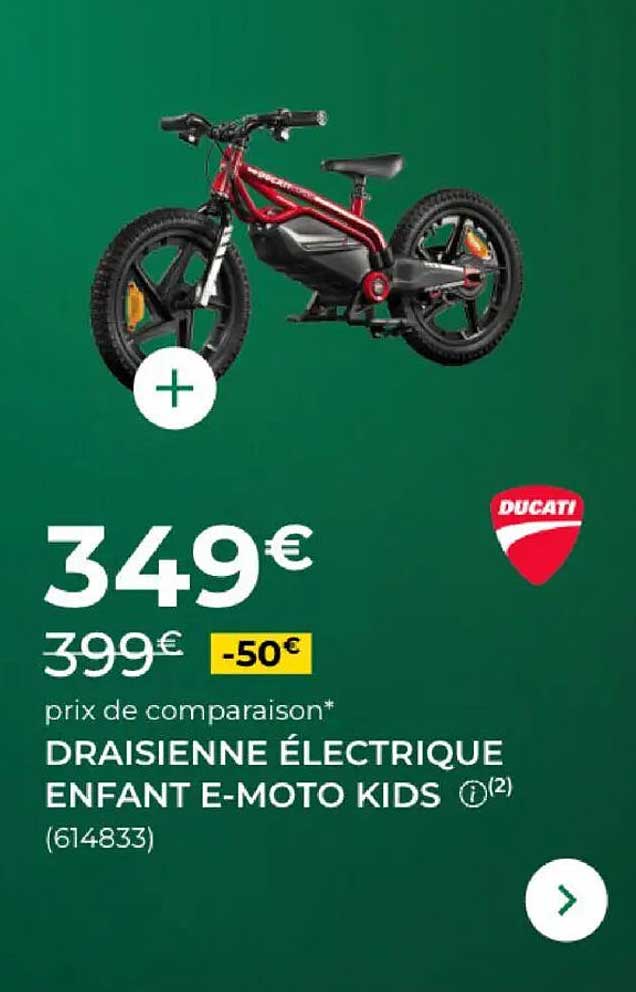 Draisienne Électrique Enfant E-Moto Kids