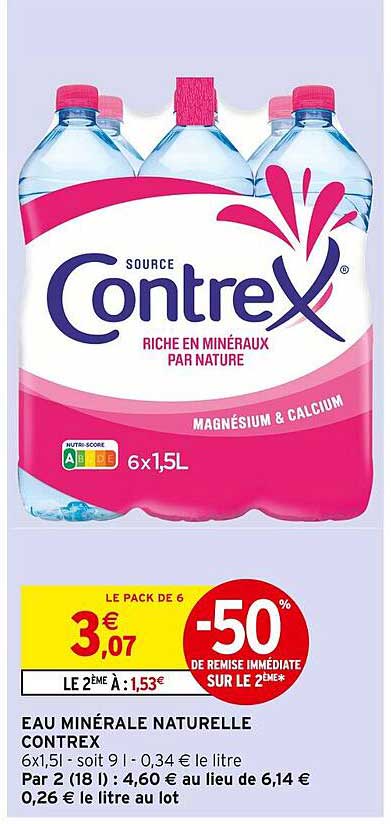 EAU MINÉRALE NATURELLE CONTREX