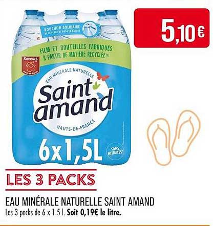 EAU MINÉRALE NATURELLE SAINT AMAND
