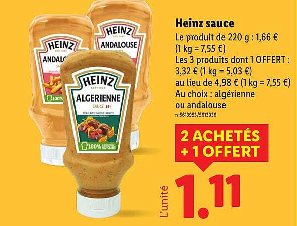 Heinz sauce