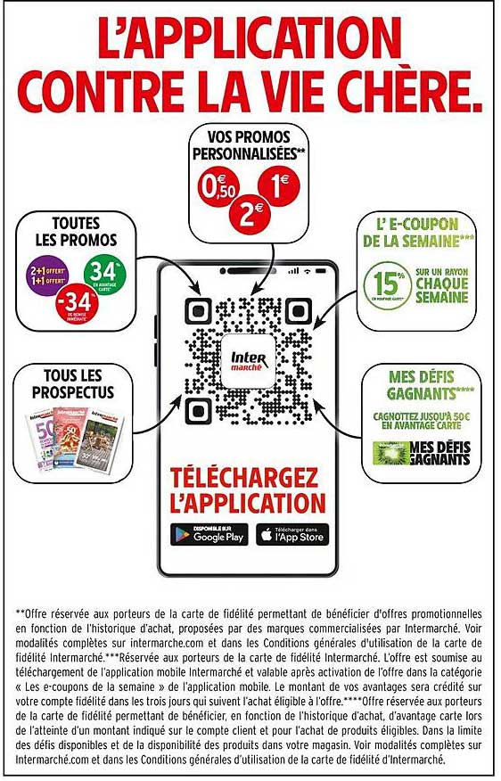 L’APPLICATION CONTRE LA VIE CHÈRE.