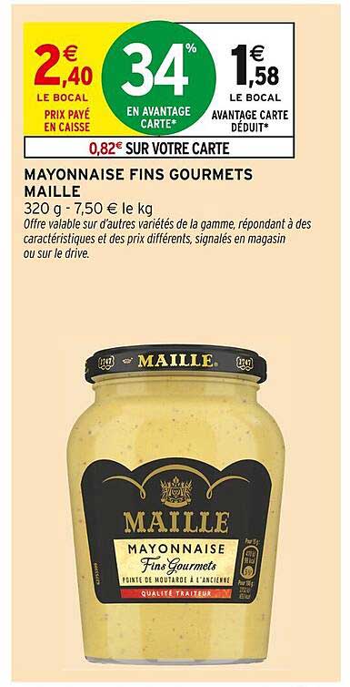 MAYONNAISE FINS GOURMETS MAILLE