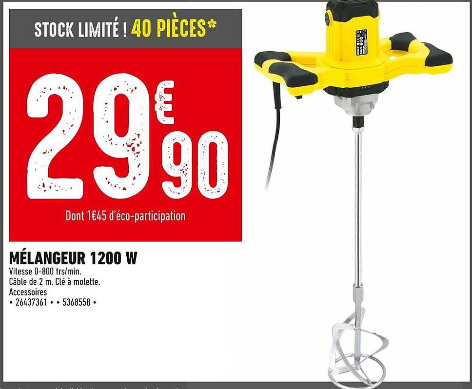 MÉLANGEUR 1200 W