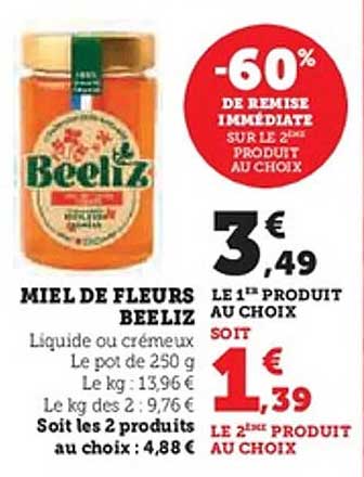 MIEL DE FLEURS BEELIZ