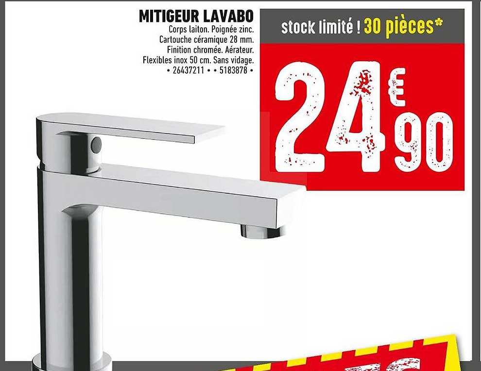 MITIGEUR LAVABO