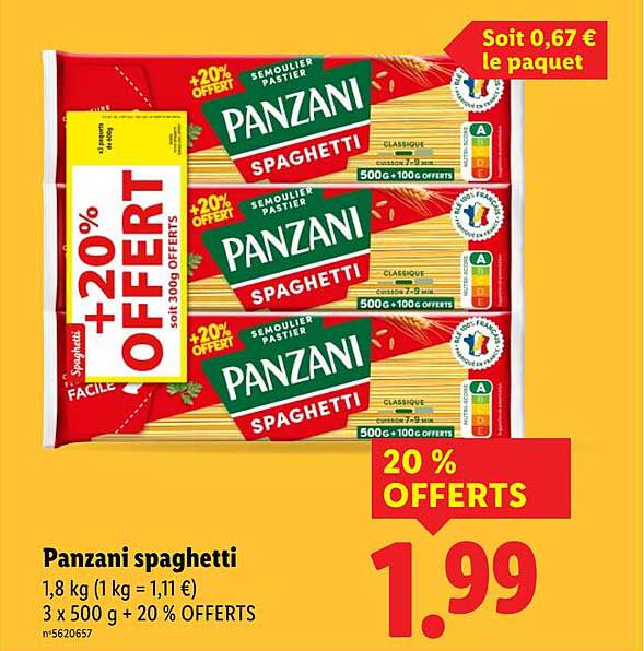 Panzani spaghetti