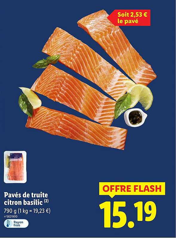 Pavés de truite citron basilic (2)