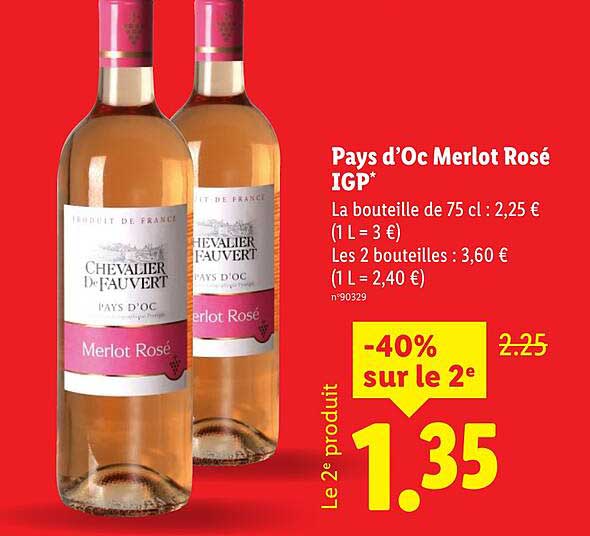 Pays d’Oc Merlot Rosé IGP*