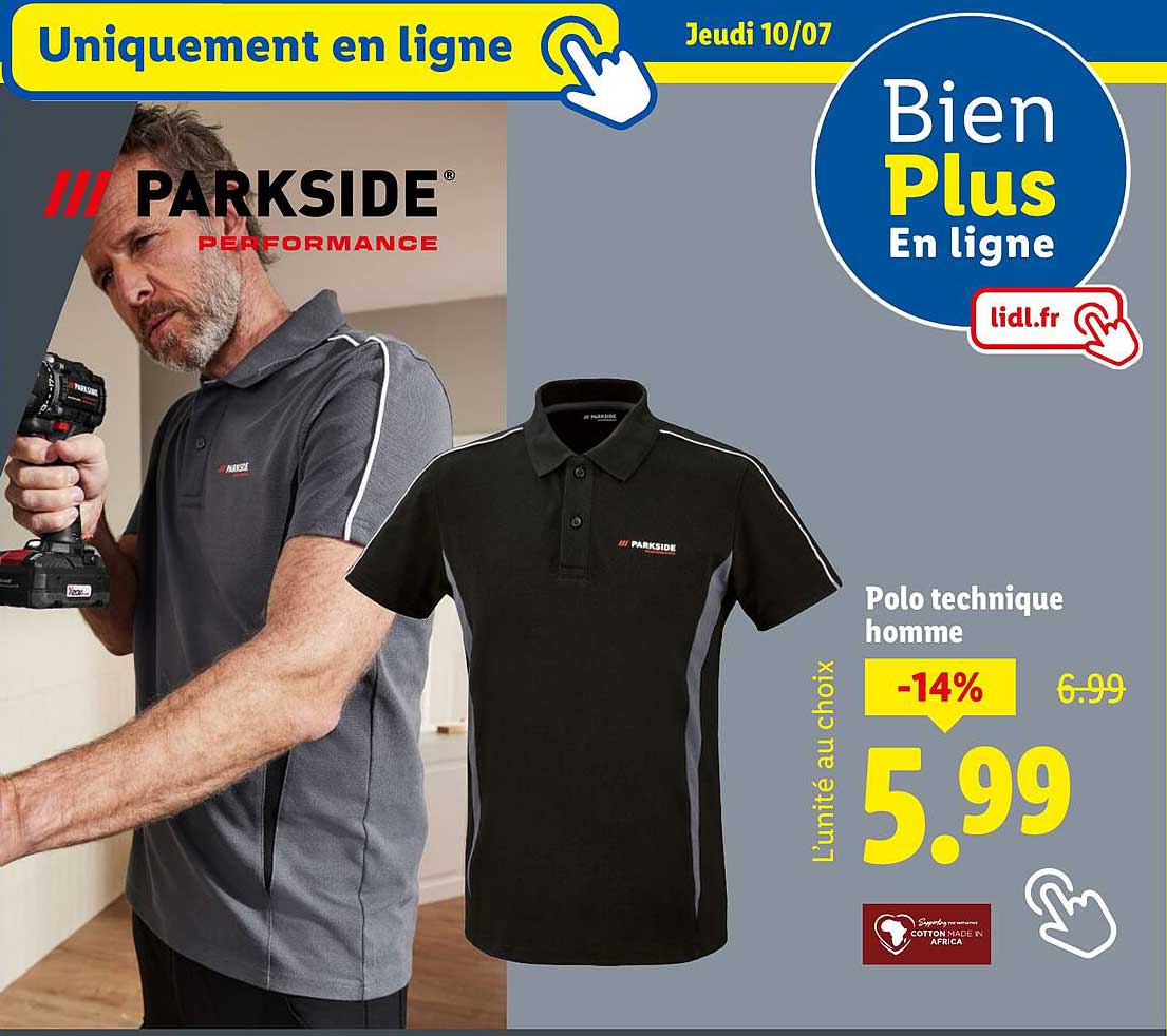 Polo technique homme