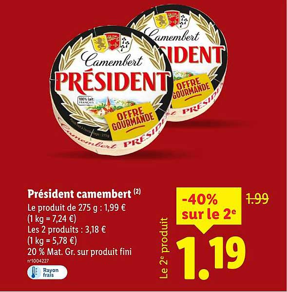 Président camembert