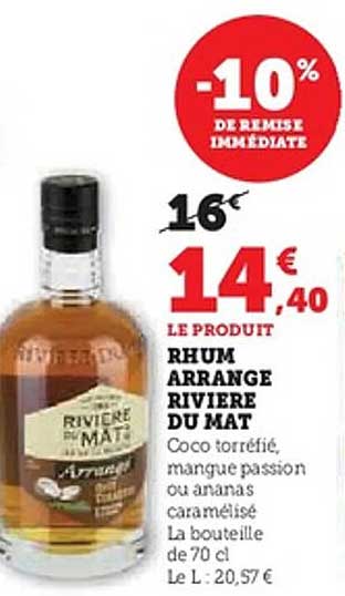 RHUM ARRANGE RIVIERE DU MAT