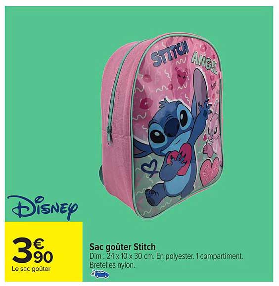 Sac goûter Stitch