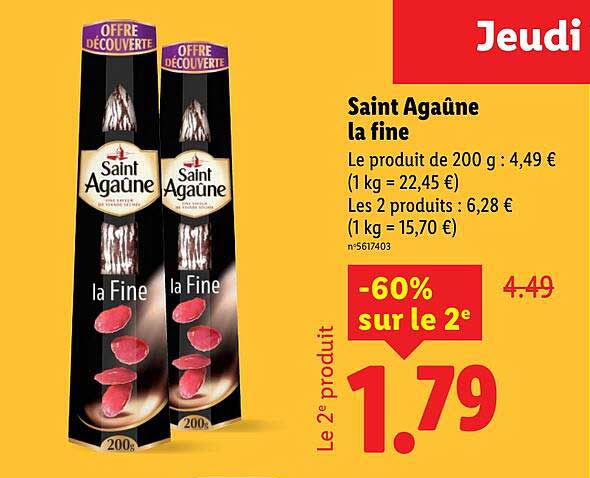 Saint Agaûne la fine