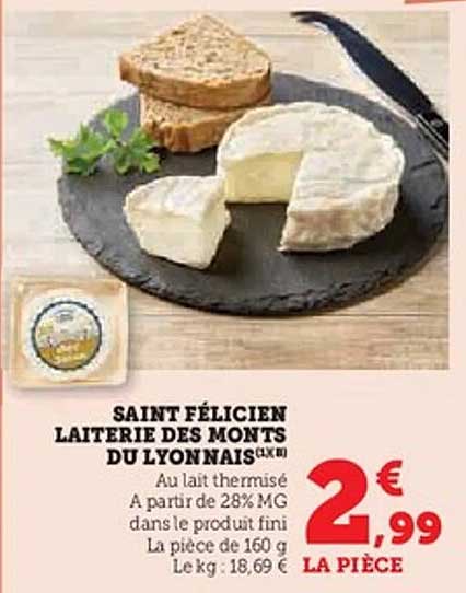 SAINT FÉLICIEN LAITERIE DES MONTS DU LYONNAIS