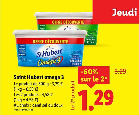 Saint Hubert omega 3