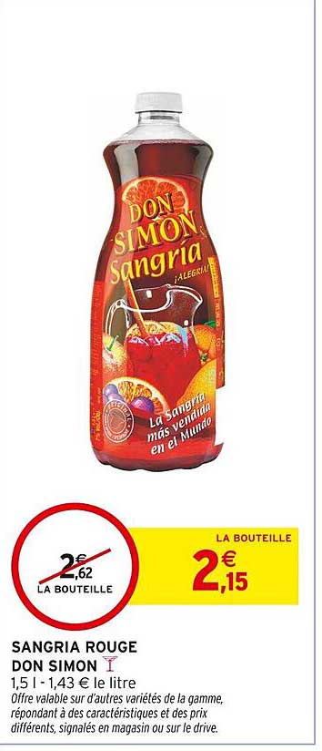 SANGRIA ROUGE DON SIMON