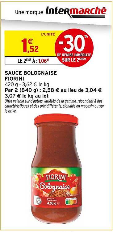 SAUCE BOLOGNAISE FIORINI