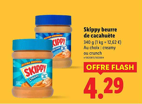 Skippy beurre de cacahuète