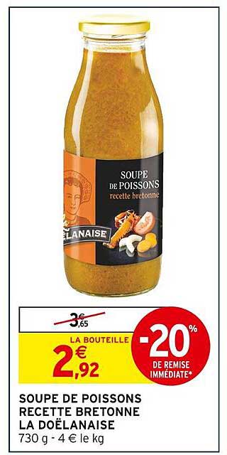 SOUPE DE POISSONS RECETTE BRETONNE LA DOÉLANAISE