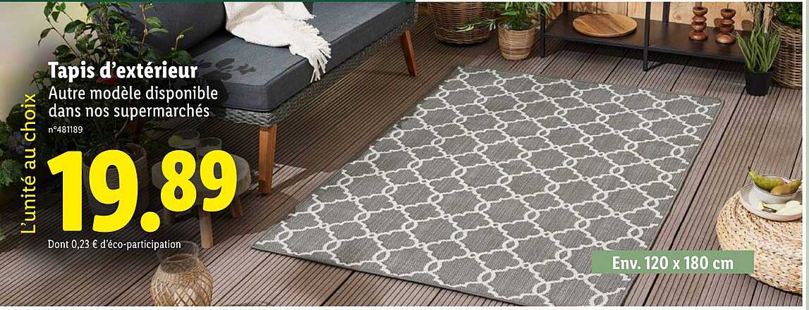Tapis d’extérieur