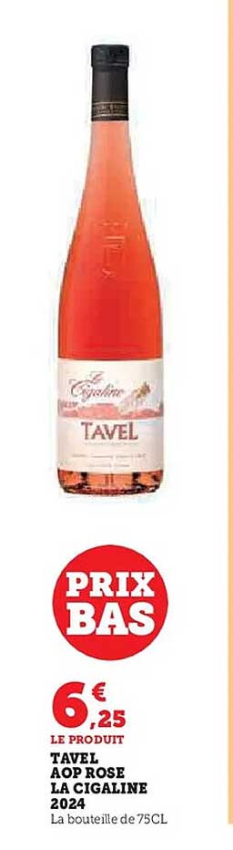 TAVEL AOP ROSE LA CIGALINE 2024