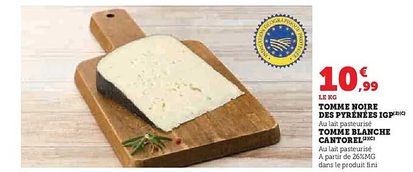 TOMME NOIRE DES PYRÉNÉES IGP