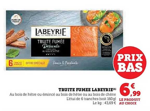 TRUITE FUMEE LABEYRIE